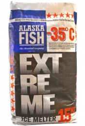 Противогололедный реагент "Alaska Fish" EXTREME -35°с Противогололедный реагент "Alaska Fish" EXTREME -35°с
